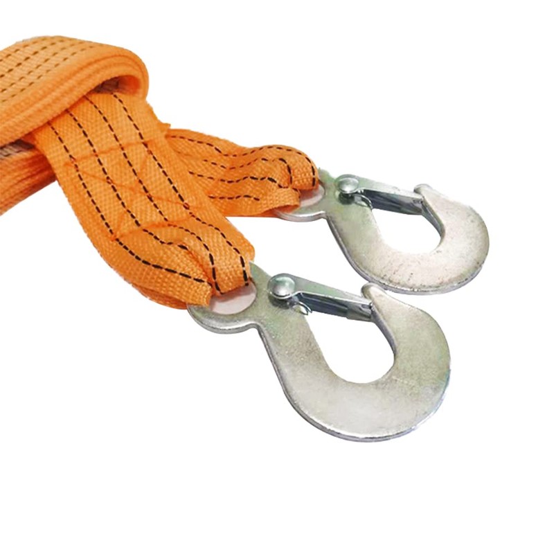 TOTMOX Tow Strap with Hooks, Universal Heavy Duty Tow Rope,