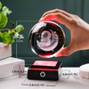 Enjinkail 3D Crystal Ball Moon Astronaut with Rose Rimantic Gifts