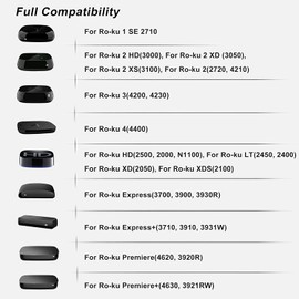 CONTROL EXPERT Universal Replacement Remote Control Compatible with Roku Express, for Roku Premiere, for Roku Box, for Roku Player, for Roku 1 2 3 4 - NOT for Stick or TV