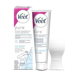 Veet Body Curv Crema Depilatoria Áxilas y Área del Bikini Piel Sensible Envase 100 ml