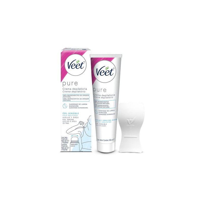 Veet Body Curv Crema Depilatoria Áxilas y Área del Bikini
