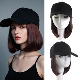 Wig Hat Synthetic Hat with Hair Adjustable with Hair Suitable for Daily Use