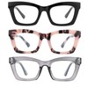 bullabulling Retro Square Reading Glasses For Women Men Fashion Oversized