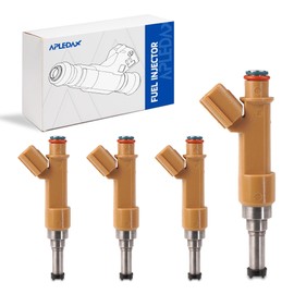 APLEDAX Fuel Injector 4pcs Set For/TOYOTA Corolla 2009-2015, XRS 2009-2013 2.4L For/MATRIX 1.8L 2009-2012, For/SCION xD 2008-2009 Repalcement 23250-0T010, 322-50202, FJ1068, 23250-0T020