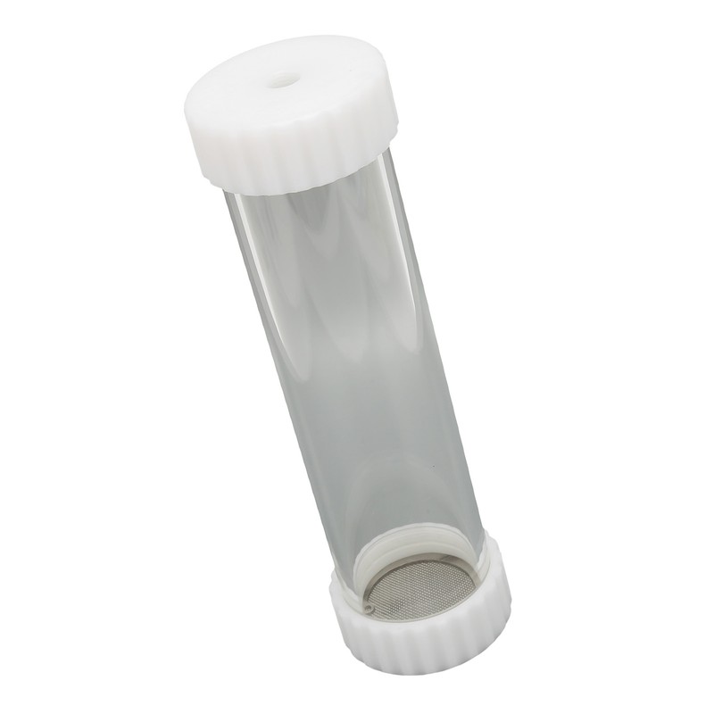 Water Cooling Transparent Cylindrical Tank 60mm Outside Diameter Rapid Cooling