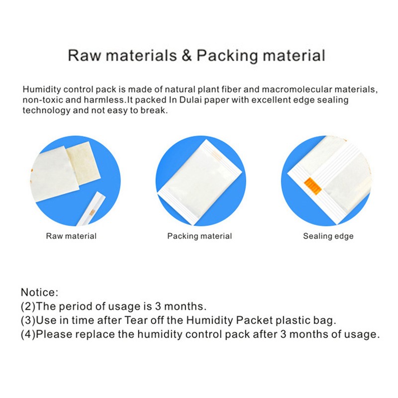 3PCS Guitar Humidifier Packs Humidity Control Bag Dual Way Humidification