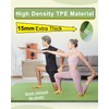 RYTMAT Large Yoga Mat 6'x4' 15mm Extra Thick, TPE Yoga