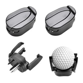 3 PCS Golf Ball Retriever, Golf Ball Picker Upper,Black Golf Ball Retriever For Putter Plastic Claw Grabber Ball Claw Putter Golf Accessories Tool