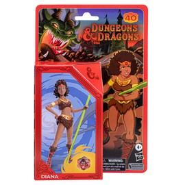 Dungeons & Dragons Cartoon Classics 6-Inch-Scale Diana The Acrobat Action Figure, D&D 80s Cartoon, Includes d8 from Exclusive D&D Dice Set