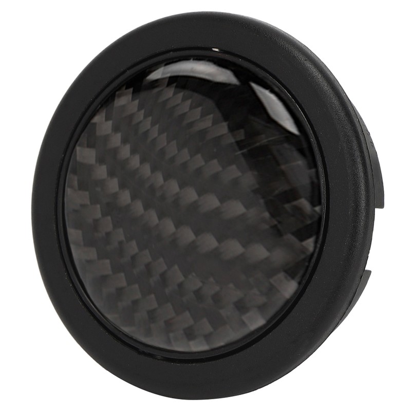 Carbon Fiber Horn Push Button for 6 Bolts for MOMO