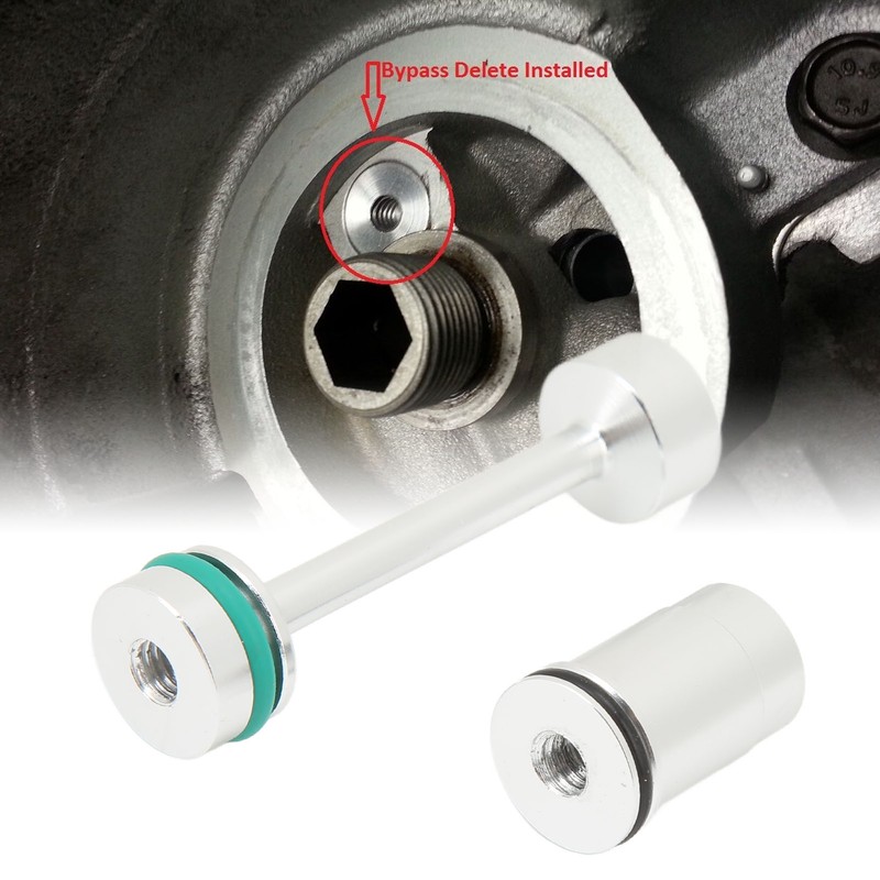 Oil Diverter Barbell Restrictor Galley Plug with Bypass Valve Plug