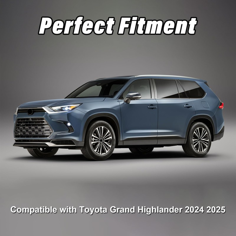 Rain Guards Window Visors Deflectors Compatible with Toyota Grand Highlander