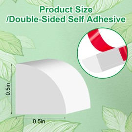 Flexible Quarter Round Molding, Peel and Stick Bendable Trim for Shower Corners, Kitchen Countertops, Bathrooms, and Floors (White(118inch))