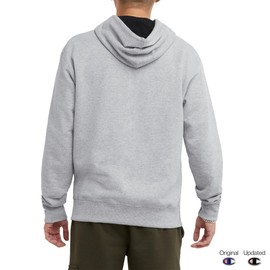 Champion Men's Tall Pullover Fleece Hoodie, Retired, Oxford Gray-C Logo, XX-Large Big