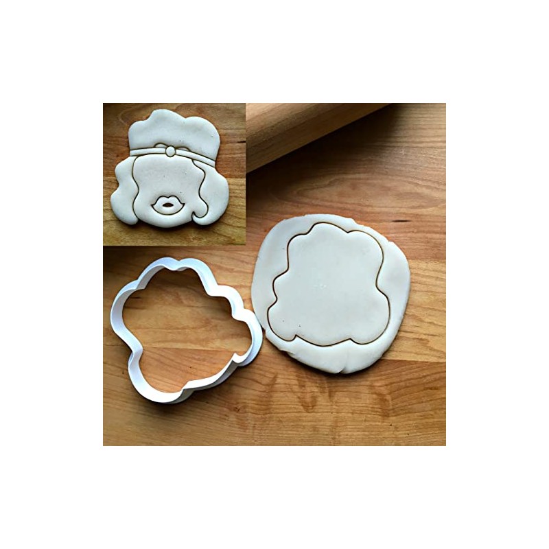 Sweet Prints Inc Flapper Girl/Face (outline) Cookie Cutter - Dishwasher
