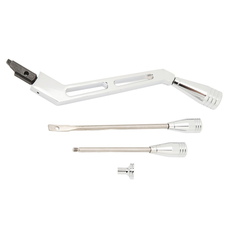 Shifter Lever Turn Signal Hazard Tilt Kit Polished Billet Stainless