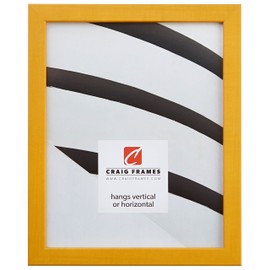 Craig Frames Colori 75, 18x24 Picture Frame, Giallo Yellow