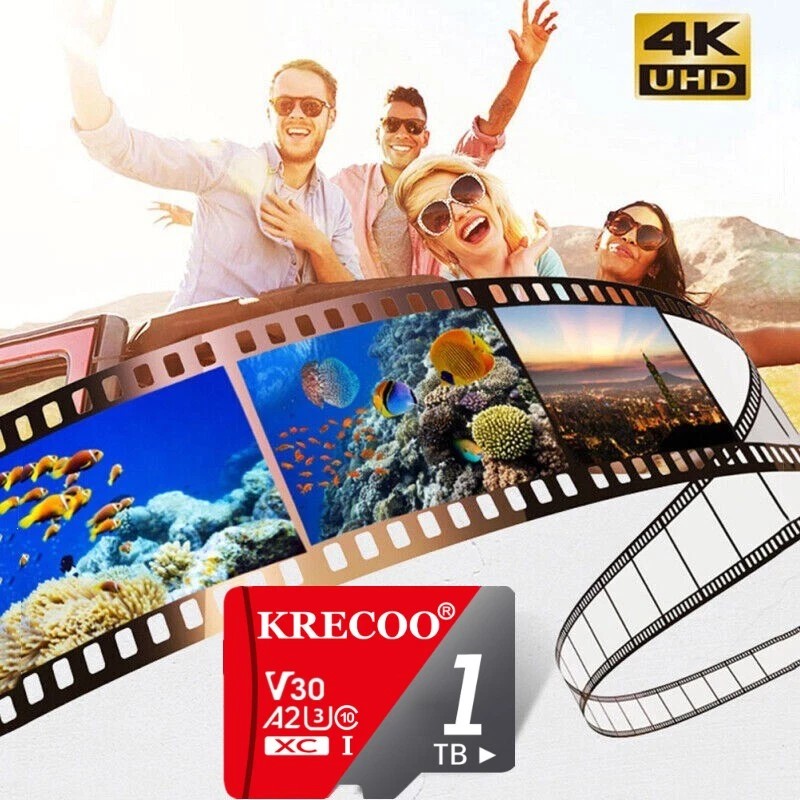 KRECOO Micro SD Card Ultra Memory Card 1TB 4K TF