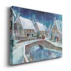 Renditions Gallery Warm Winter Wonderland Wall Art, Snowy Pastoral Scene,