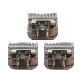 Artmavin 10# Clipper Blades Pet Grooming Clipper Replacement Blades Detachable Blade Compatible for Andis/wahl/Oster Dog Clippers, 3 Pack