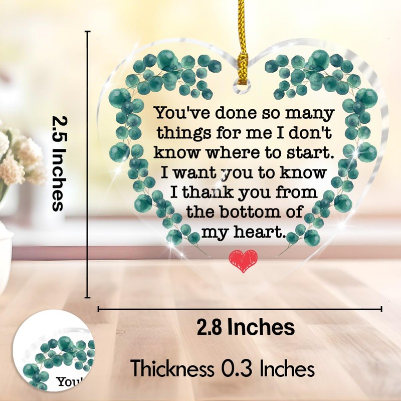 Thank You Gifts, Appreciation Ornament Thank You Gifts for Friends