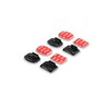 Hama Supporto adesivo per Action Cams, piatto e curvo, 4