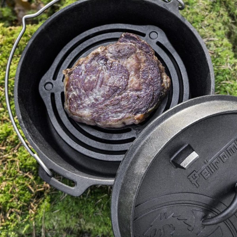 Petromax Cast Iron Stack Grate for Dutch Ovens, Prevent Bottom