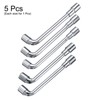 HARFINGTON 5pcs L Shaped Angled Hex Socket Wrench 6/7/8/9/10mm 45#