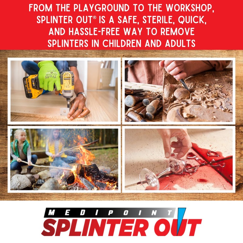 Splinter Out Splinter Remover 10 Count (Pack of 1) |
