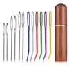Pack of 12 Sewing Needles with Large Eye Darning Needle
