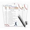 BASEBALL Baby Shower Games— FIND THE GUEST Game — Pack