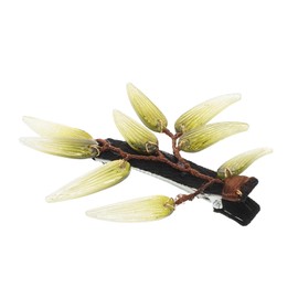 Ipetboom Fashionable Leaf Design Hairpin Girls Hair Clips Secure Side Clip Lightweight Hair Accessories for Women