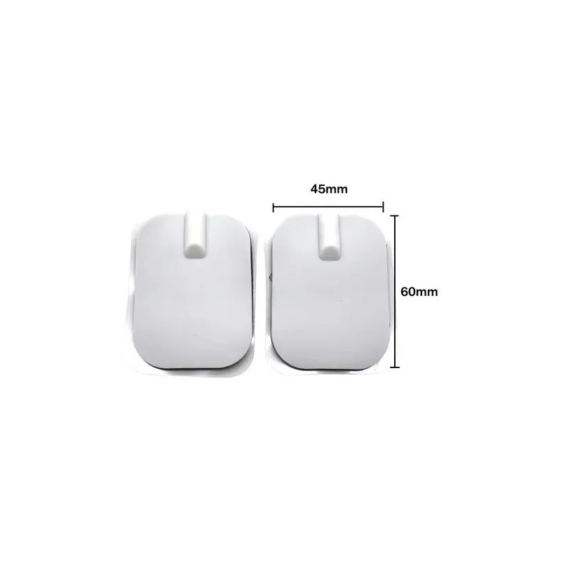 Diebe 50 Electrodos De Electroestimulador De Silicona Alta Calidad