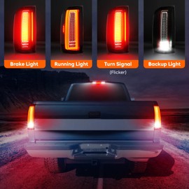 Tresound Tail Light + 3rd Brake Cargo Lamp for 2015-2022 Chevy Colorado & GMC Canyon, Third High Mount Stop Light Rear LED Taillight Assembly, GM2800270 84169778 84169777 GM2801270 84630993