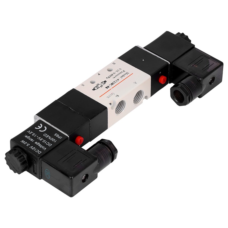 DC 12V BSP 1/4 Normally Closed 3 Position 5 Way