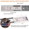 Soft Close Drawer Slides,Drawer Slides 22 inch,6 Pairs Cabinet Drawer