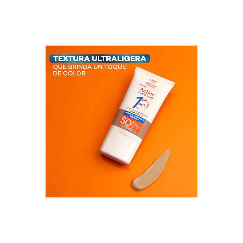 Darrow Actine One Colors Protector Solar Facial FPS50 Tono Medio,