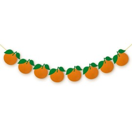 Little Cutie Baby Shower Decorations, A Little Cutie is On The Way Banner, Cutie Garland, Orange Theme Clementine Party Decorations,Children's Orange Theme Birthday Supplies