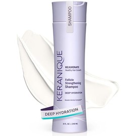 Keranique Deep Hydration Scalp-Stimulating Shampoo, 8 Ounce