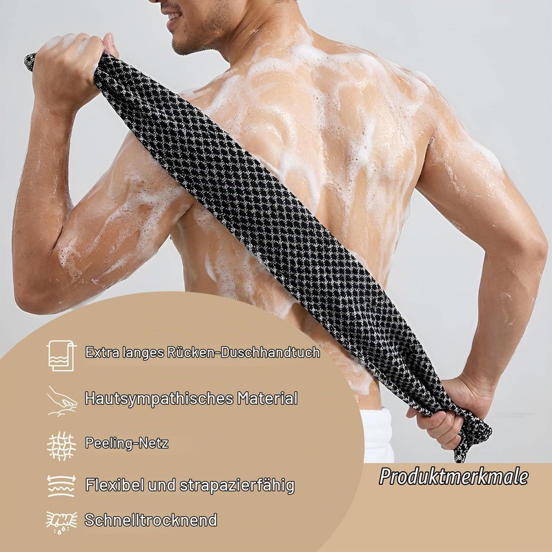 Exfoliating Shower Towel, Japanese Exfoliating Bath Towel