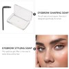 UKCOCO Cepillo y Jabón para Cejas Gel Fijador Transparente en