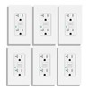 GFCI 20 Amp 6 Pack,Greencycle 20A Self Testing GFCI Outlet