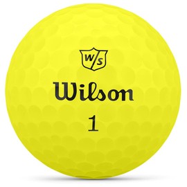 WILSON Mens Soft Yellow Golf Balls
