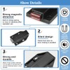 HEKOBAG 4 Pack Push to Open Door Catches, Magnetic Push