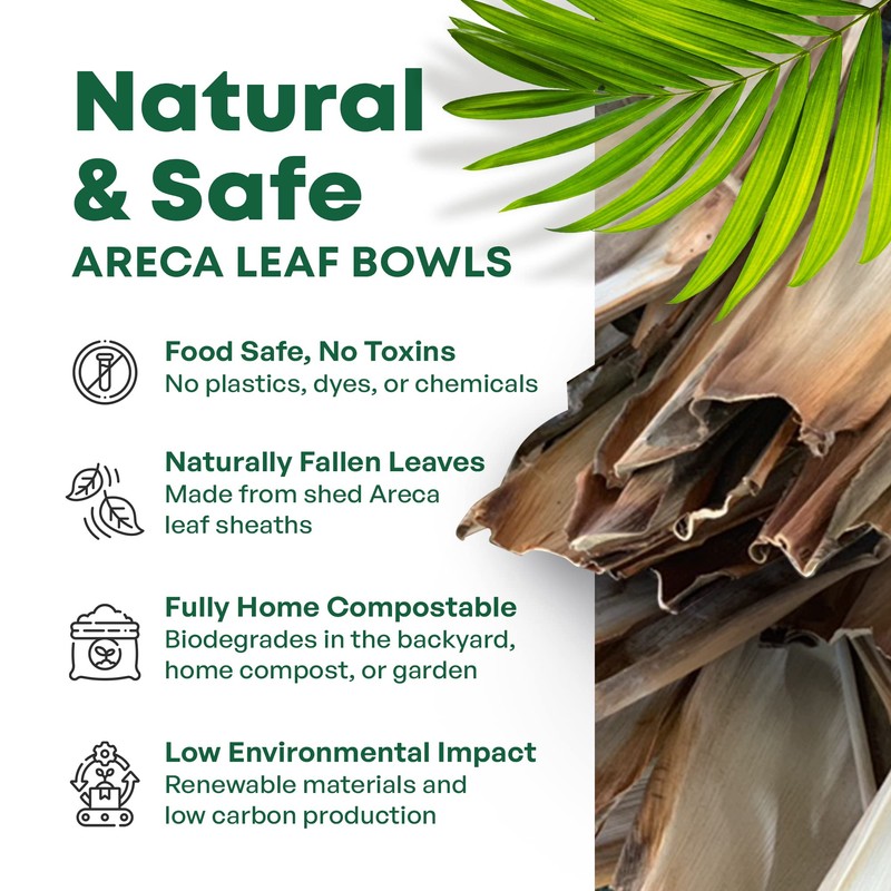 DISPOSABLE GREEN® | Round Bowls | Various Sizes | COMPOSTABLE,