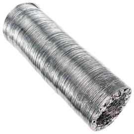 SPARES2GO 5m Aluminium Flexible Vent Hose Exhaust Pipe for Indesit Tumble Dryer (4" / 100mm Diameter)