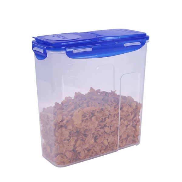 Lock & Lock Contenedor hermético redondo para almacenamiento de alimentos, estuche de cebolla, 1.27 tazas, Cereal, Transparente, Único, 1