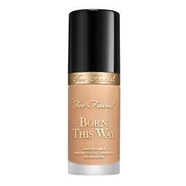 Too Faced Born This Way Natural Finish Longwear Liquid Foundation | Medium-To-Full Coverage | Hydrating + Oil Free, 1.01 fl. oz.