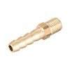 sourcing map Brass Connector Eric Plug with Barbed Hose Nozzle