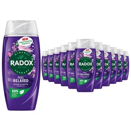 Radox Mineral Therapy Shower Gel Blended with Minerals, and Mood Boosting Scents for Refreshing and Relaxing Shower Experience Bulk Buy (225ml, Pack of 12, Peppermint and Key Lime)